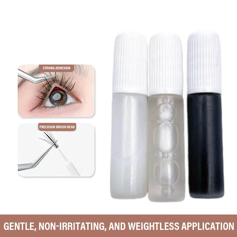 1/3/5pcs Clear Black False Eyelash Extension Glue Long Lasting Waterproof Fast Dry Strong No Irritation Eyelash Primer Makeup Zpaxo