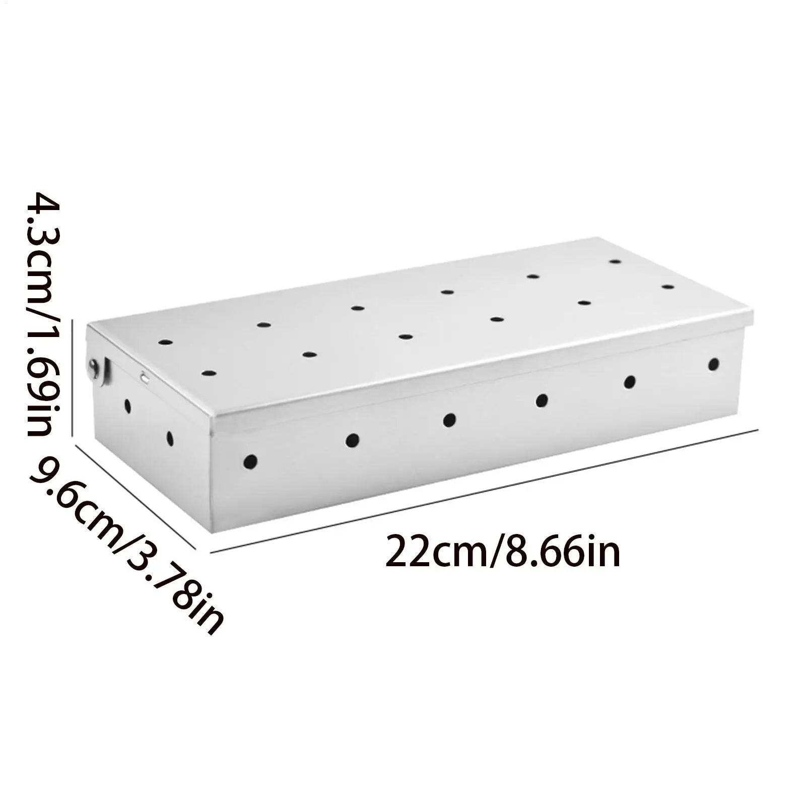 Wood Chip Box Storage Container Grill Accessories Outdoor Backyard