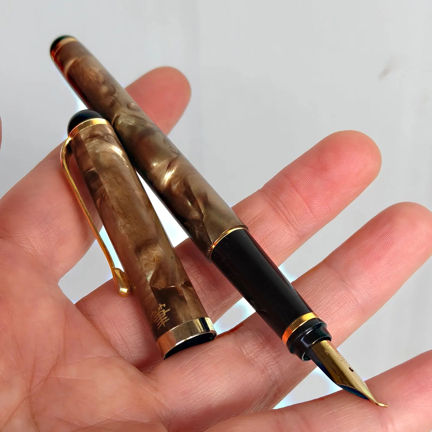 1990s Rare Stock HERO 91 Fountain Pen,0.7MM Bent Tip Writing, Office, Collection Stationery Clearance Sale Plastic Shaft Zpaxo