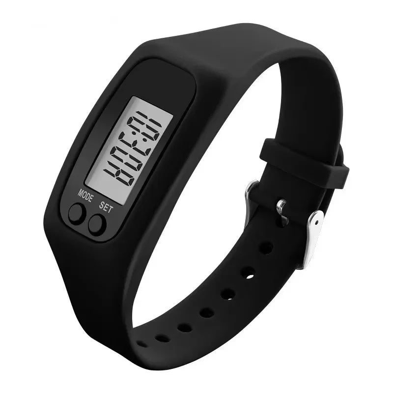 Silicone Electronic Pedometer Wristband Watch Multifunctional Pedometer Health Sports LED Electronic Watch Bracelet Zpaxo