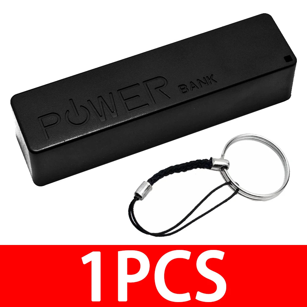 1 Battery 2 USB Power Bank Case 18650 Charger DIY Box Shell Black Zpaxo 1PCS 1s