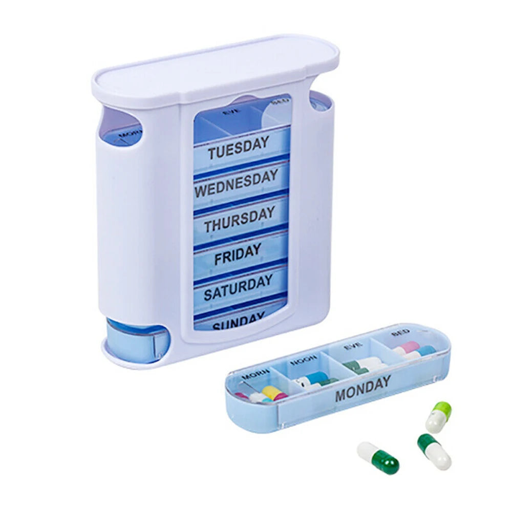 7 Day Week Pill Box Organizer Tablet Holder Medicine Drug Storage