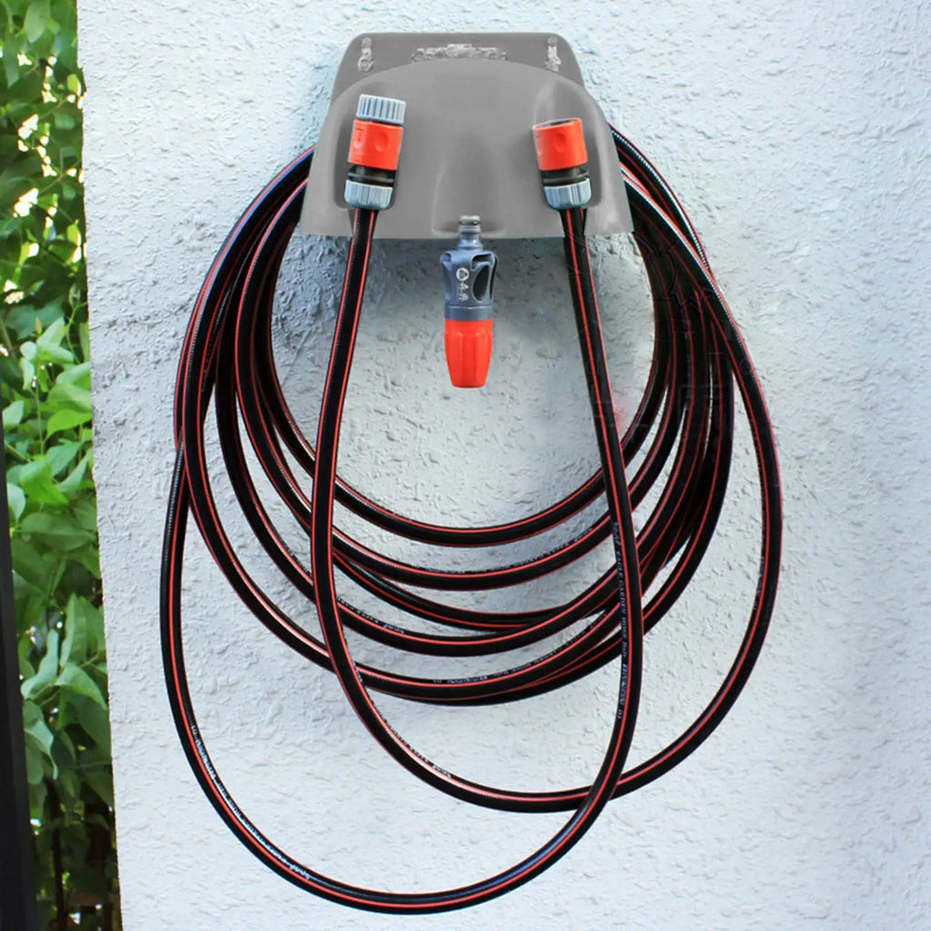 Garden Hose Holder Wall Mount Hose Bracket Garden Hose Pipe Storage Holder Rack Bracket Outdoor Garden Irrigation Accessories ﻿ Zpaxo