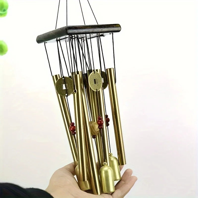 Metal Wind Chimes Outdoor Garden Patio Heavy Duty Waterproof Deep Zpaxo