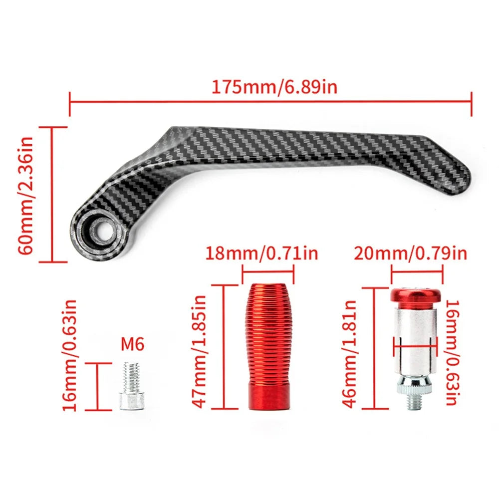 Motorcycle Water Transfer Printing Handguard Brake Horn Off-road Anti