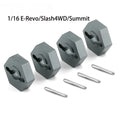1 16 RC Car Upgrade Wheel Hex Hubs Axle Pins Traxxas E-revo Slash 4WD