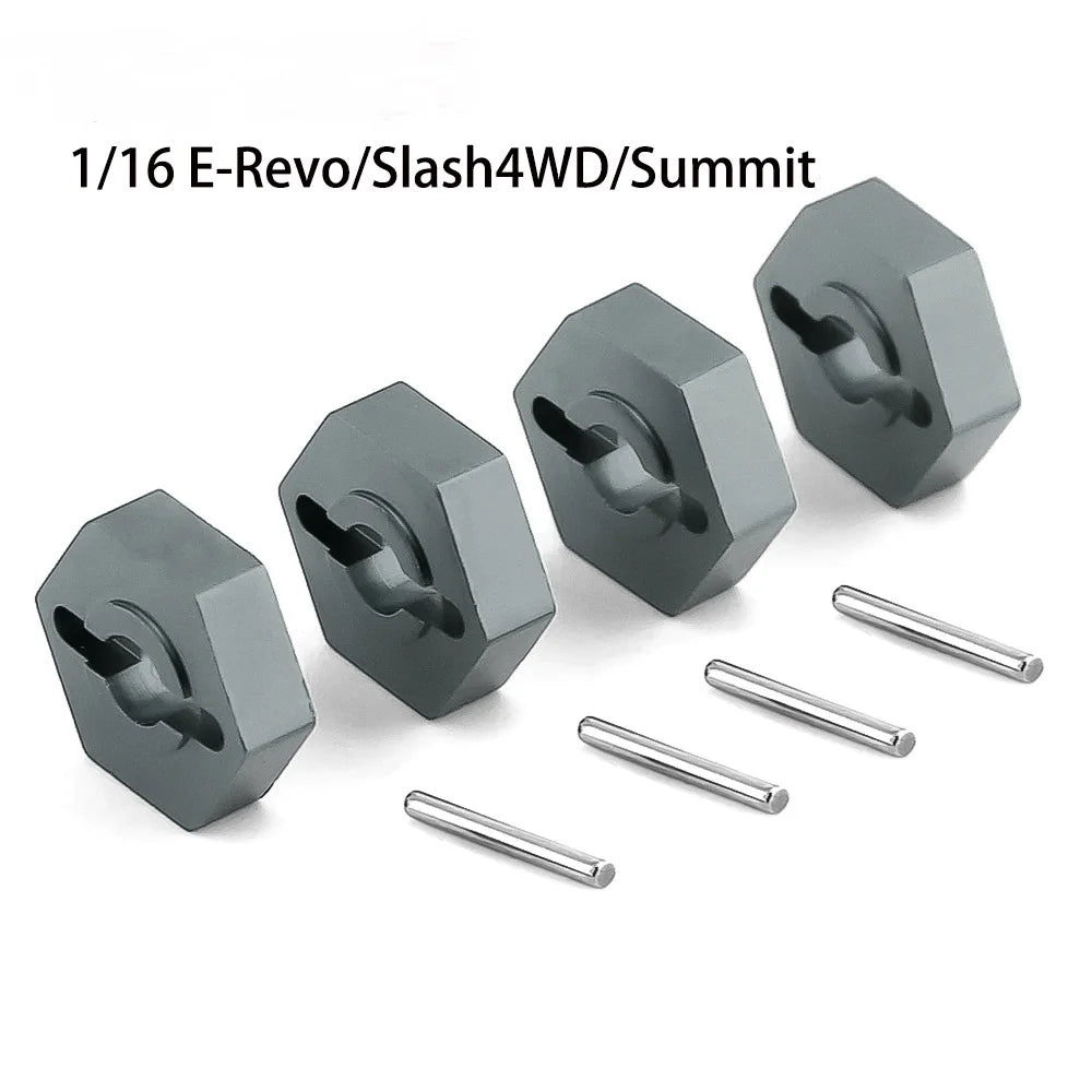 1 16 RC Car Upgrade Wheel Hex Hubs Axle Pins Traxxas E-revo Slash 4WD