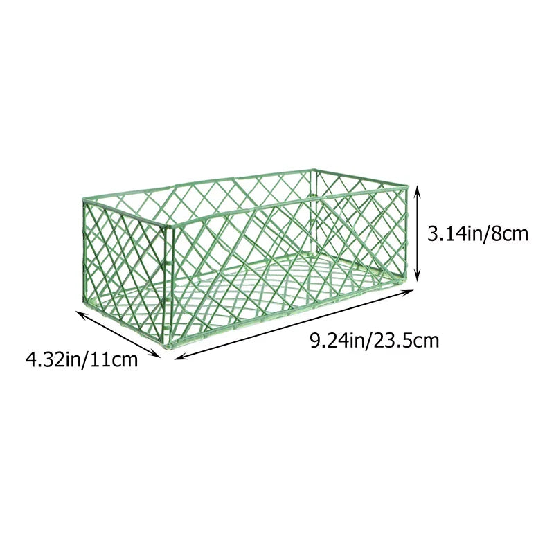 5 10 Plastic Floral Foam Cage Holders Flower Bracket Rectangle Mud Zpaxo