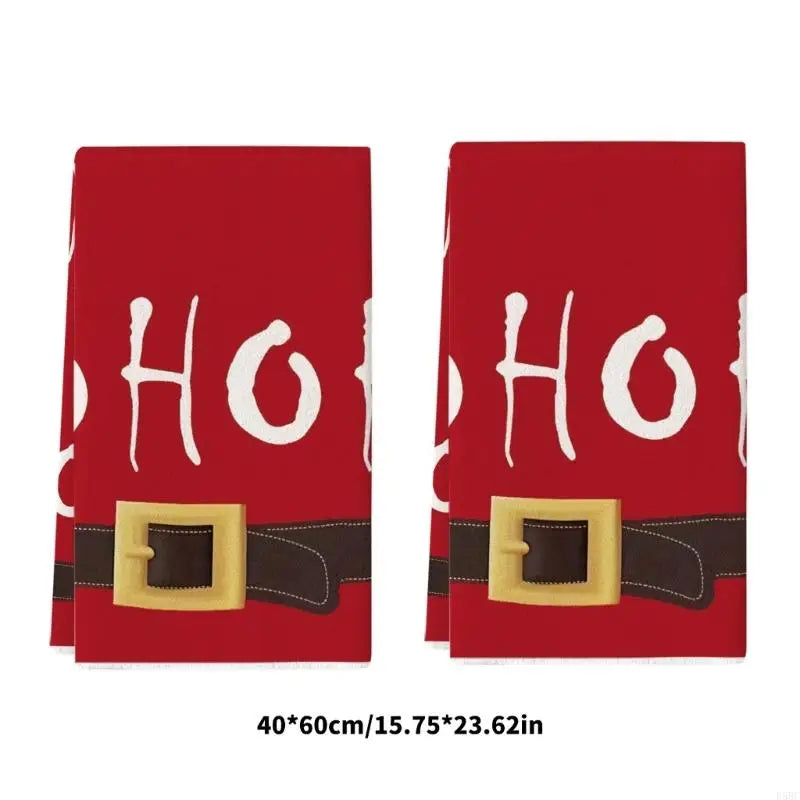 Holiday Decorative Kitchen Towels Quick Drying Microfiber Christmas