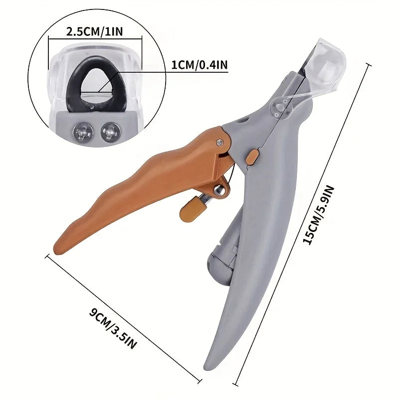 Professional Pet Nail Clippers Led Light Claw Grooming Scissors Dogs Zpaxo