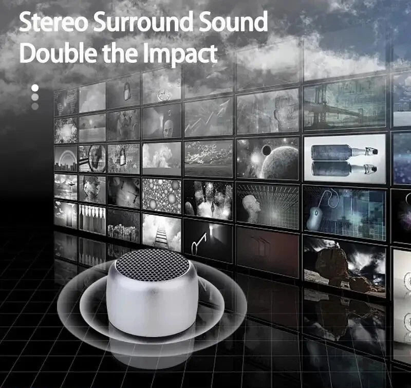 M1 Portable Bluetooth Speaker Music Stereo Surround Mini USB Outdoor Zpaxo