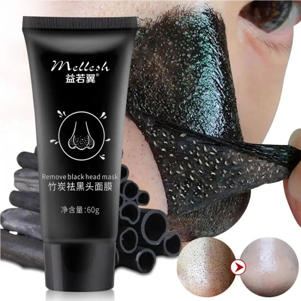 Bamboo Charcoal Blackhead Removal Peel-Off Face Mask 60g Peel-Off Face Mask Zpaxo