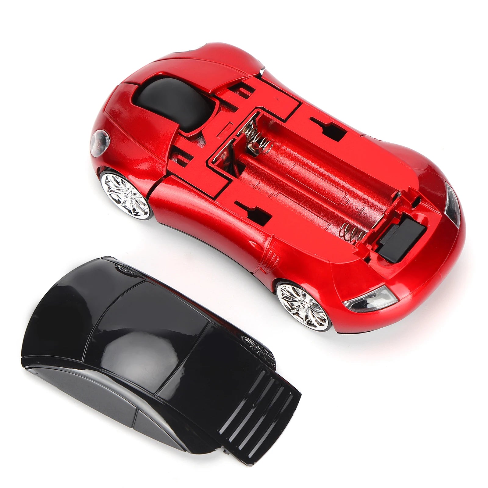 Portable Mouse with USB Receiver for Laptop Smart Car Shaped 2.4G Cordless Mouse for Office Laptop Computer Tablet Zpaxo