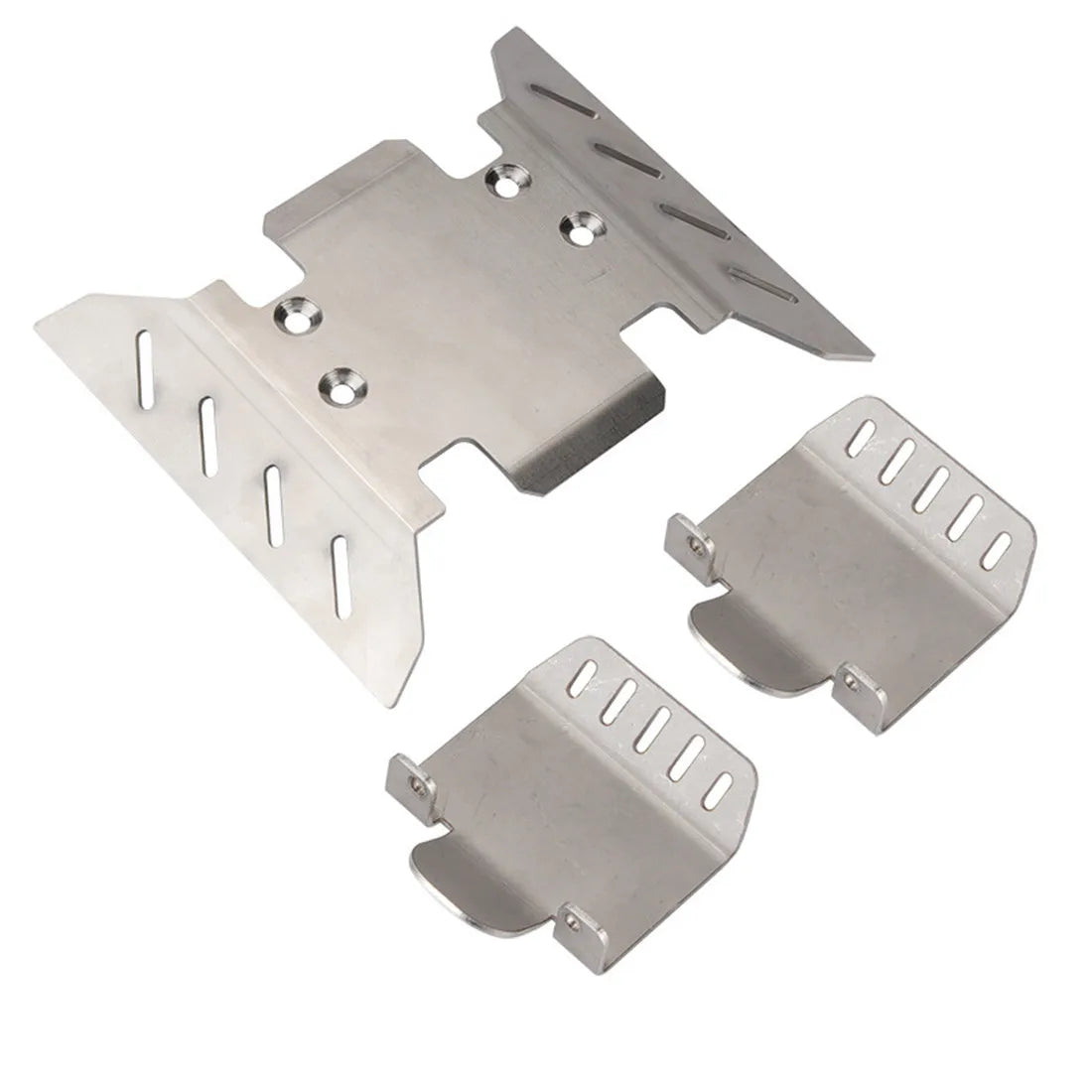 Stainless Steel Axle Protector Chassis Armor Skid Plate Axial SCX6