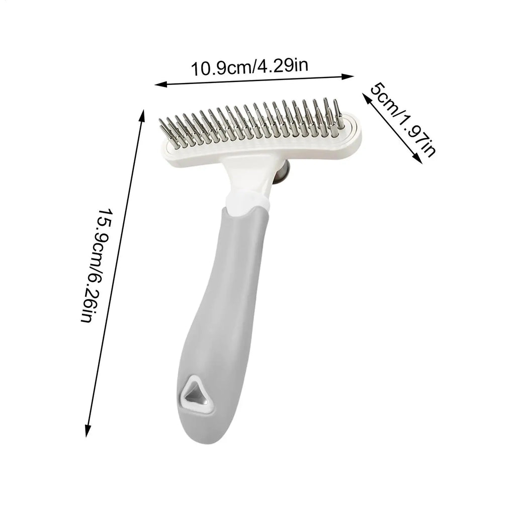 Dog Grooming Rake Professional Shedding Dematting Cat Undercoat Brush