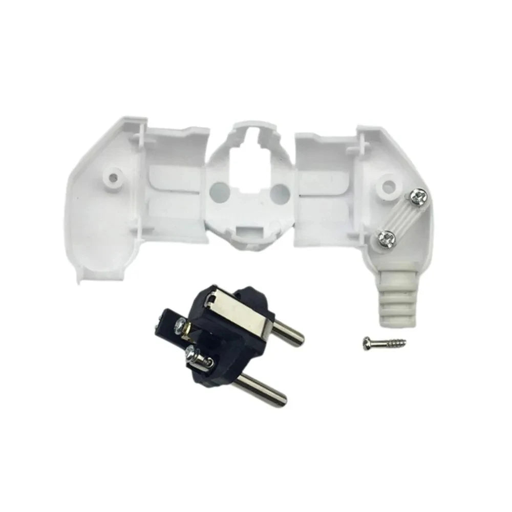 3PCS 4.8mm EU Schuko Plug Male Replacement Outlets Rewireable 250V 16A IP44 Connector Electeic Socket For Power Extension Cable Zpaxo
