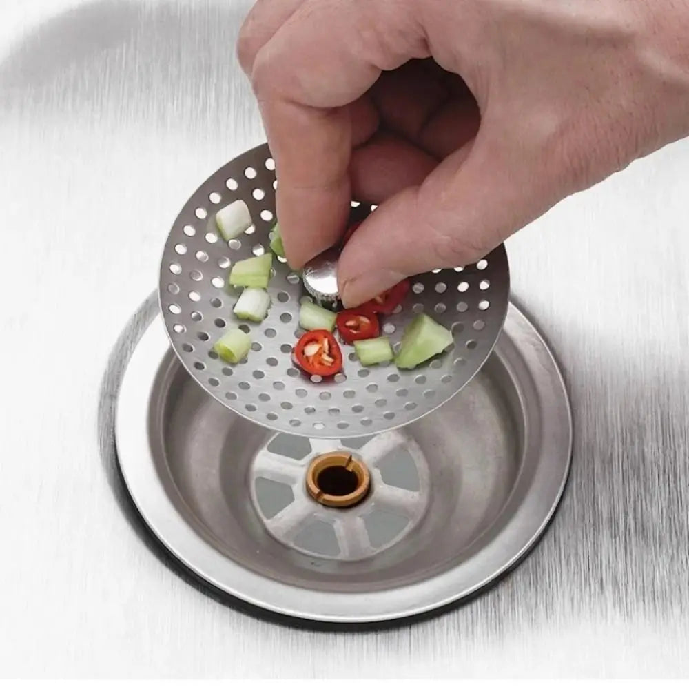 Stainless Steel Sink Drain Strainer – Hair Catcher Mesh Screen Sink Drain Strainer Zpaxo