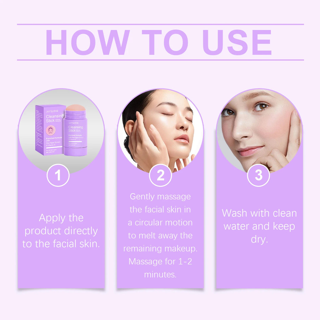 Vitamin E Makeup Remover Stick – Deep Pore Cleansing Cream 30g Makeup Remover Stick Zpaxo