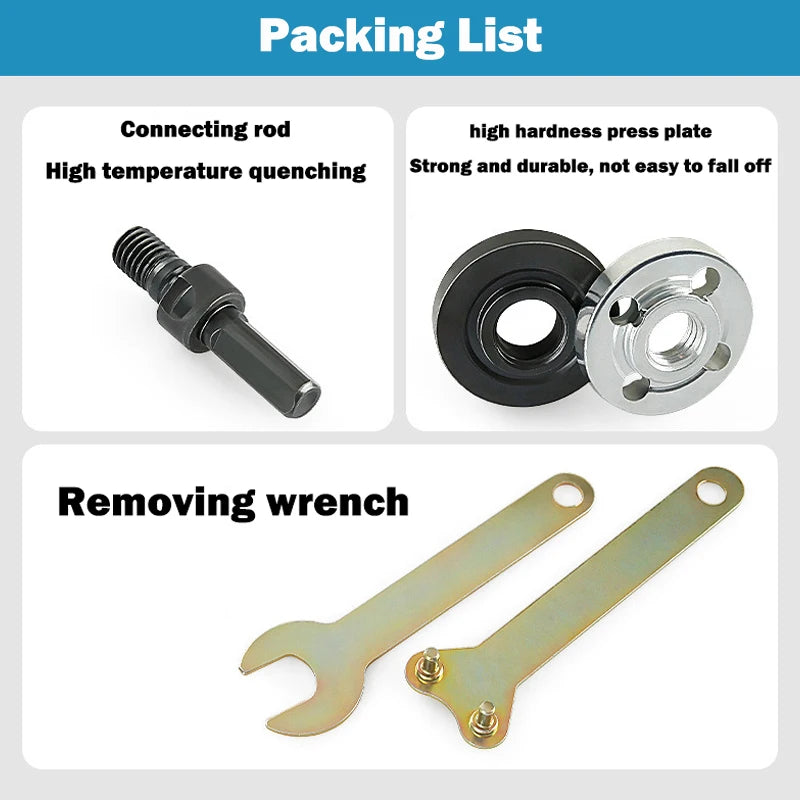 10mm Drill to Angle Grinder Adapter – Cutting & Polishing