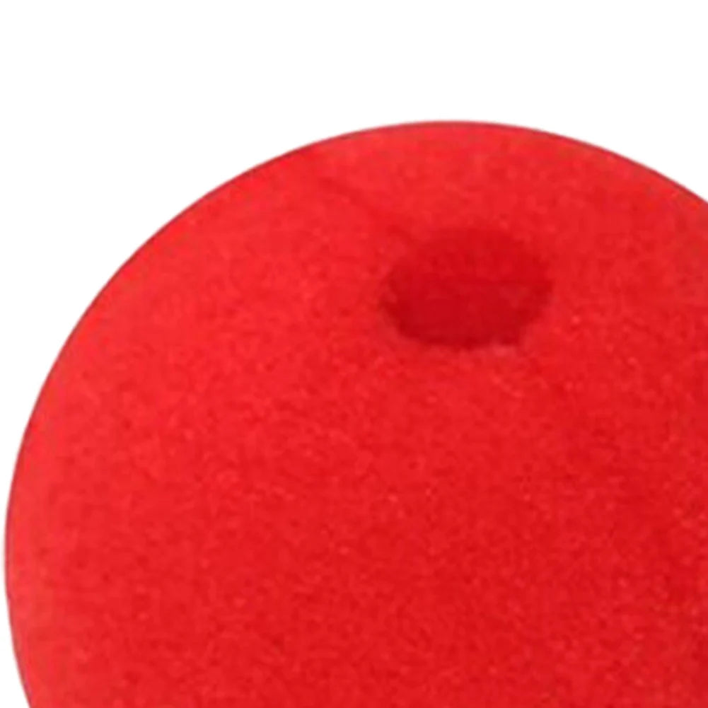 Red Sponge Balls Foam Circus Clown Nose Reusable Day Ball Soft