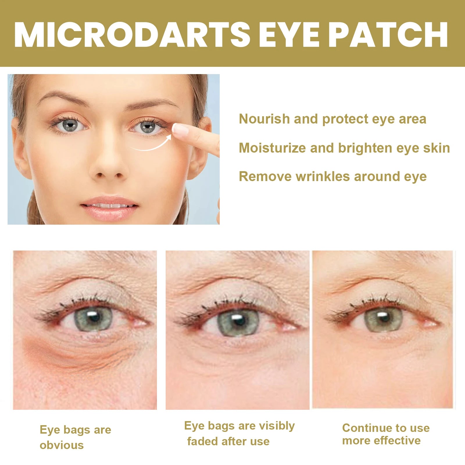 Hyaluronic Acid Microneedle Eye Patches – Dark Circles & Puffiness Microneedle Eye Patches Zpaxo