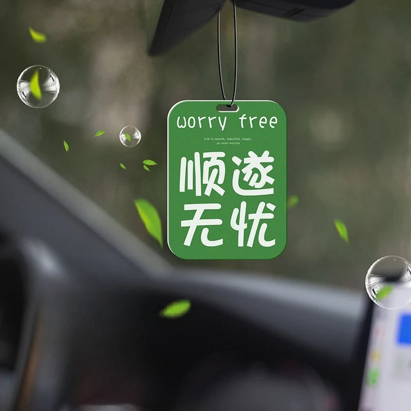 Car Fragrance Rearview Mirror Hanging Perfume Creative Interior Zpaxo