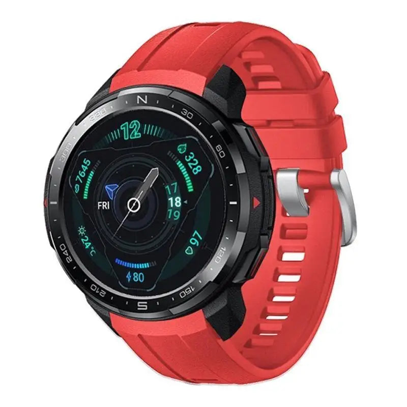 652F Silicone Wristband Belt Watch Sport Soft Strap Loop Brace Zpaxo