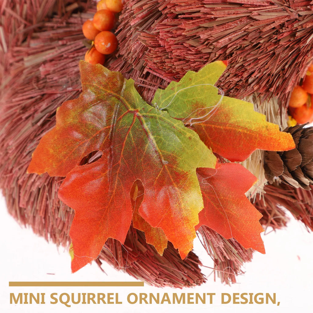 Wooden Squirrel Desktop Ornament Miniature Animal Decor Home Living