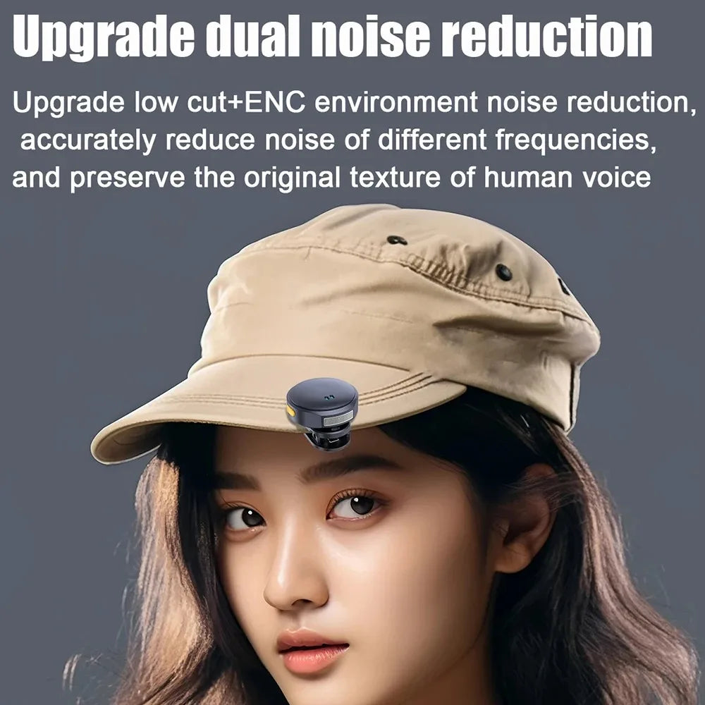 Wireless Lavalier Microphone Magnetic Suction Dual Noise Reduction