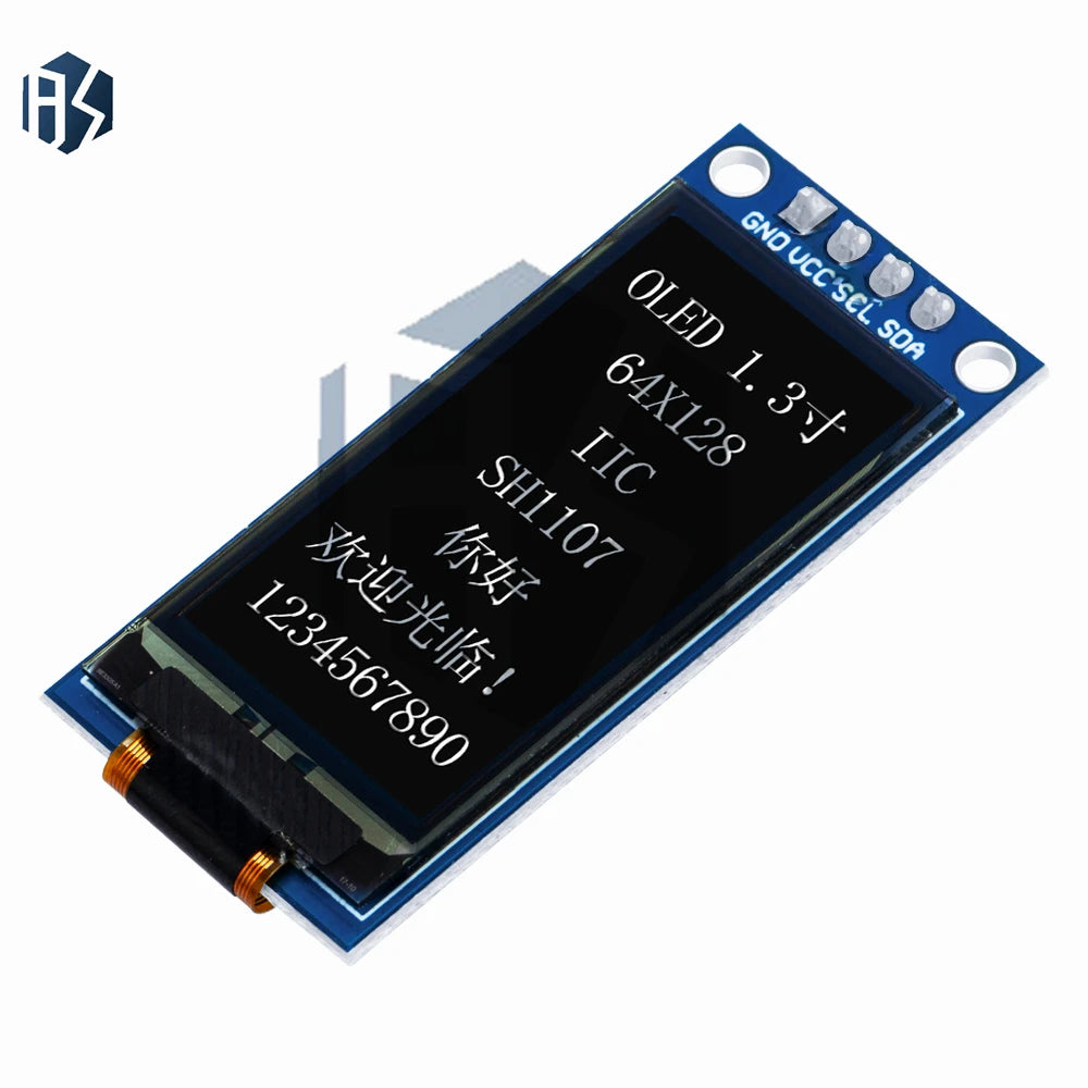 1.3 inch OLED display 64×128 LCD module SH1107 LCD 1.3 "OLED Vertical screen module for arduino Zpaxo