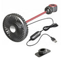 USB Car Fan 360° Swivel 3-Speed Air Circulator – All Vehicles