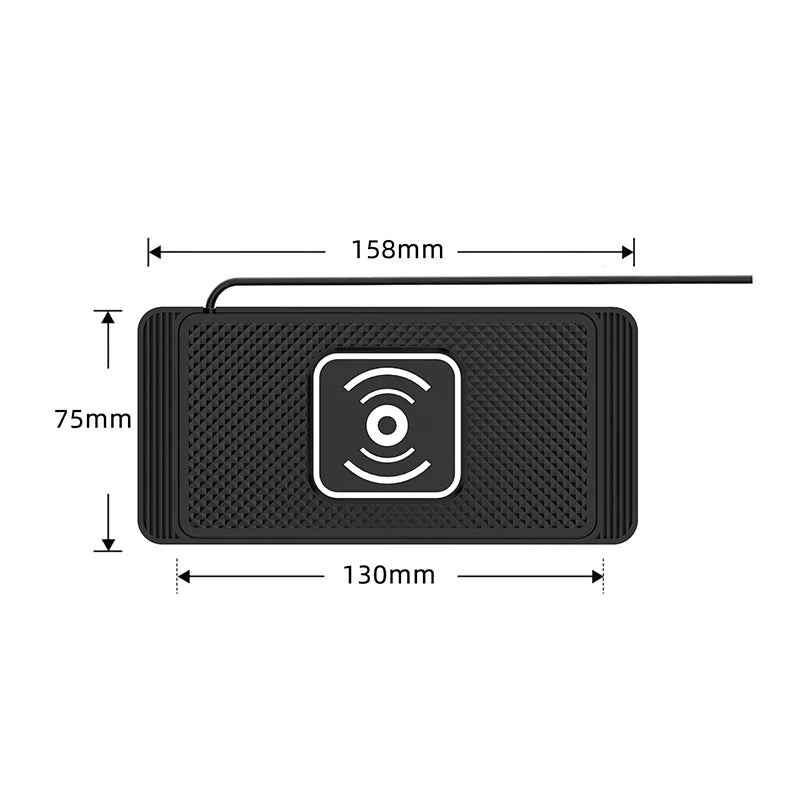 ZOHMYIY Car Wireless Charger – Fast Qi Phone Mount Stand