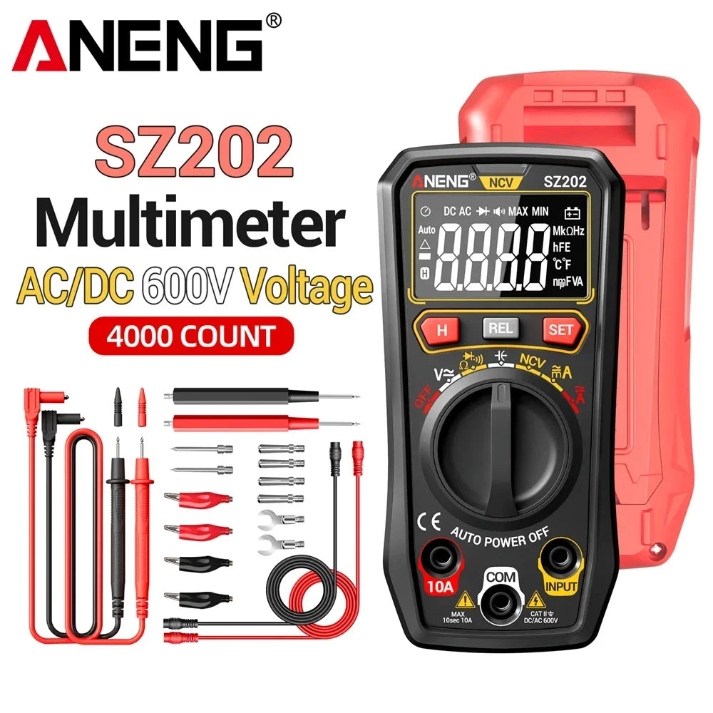 ANENG SZ202 Digital Multimeters Voltage Tester 10A Current Meter