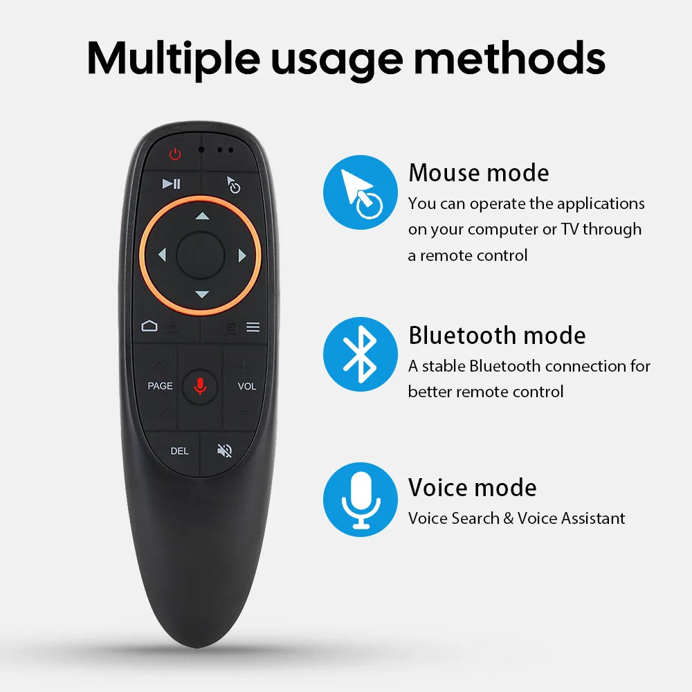 5 G10S Voice Remote Control Wireless Air Mouse Gyroscope Controller Zpaxo