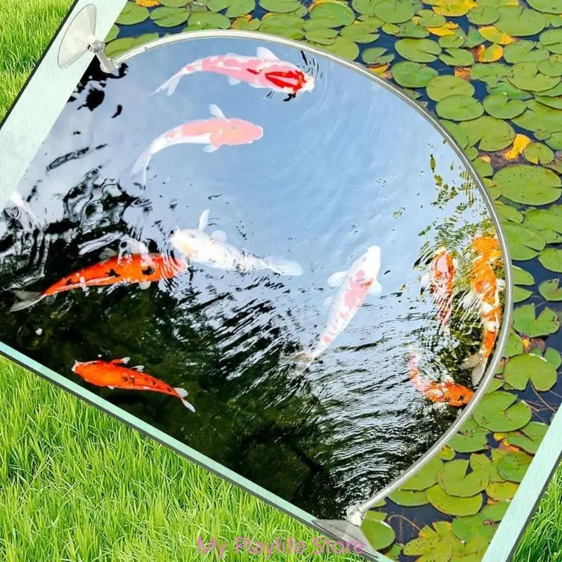 Suction Cup Floating Plant Corral Plants Fence Fish Tank Habitat