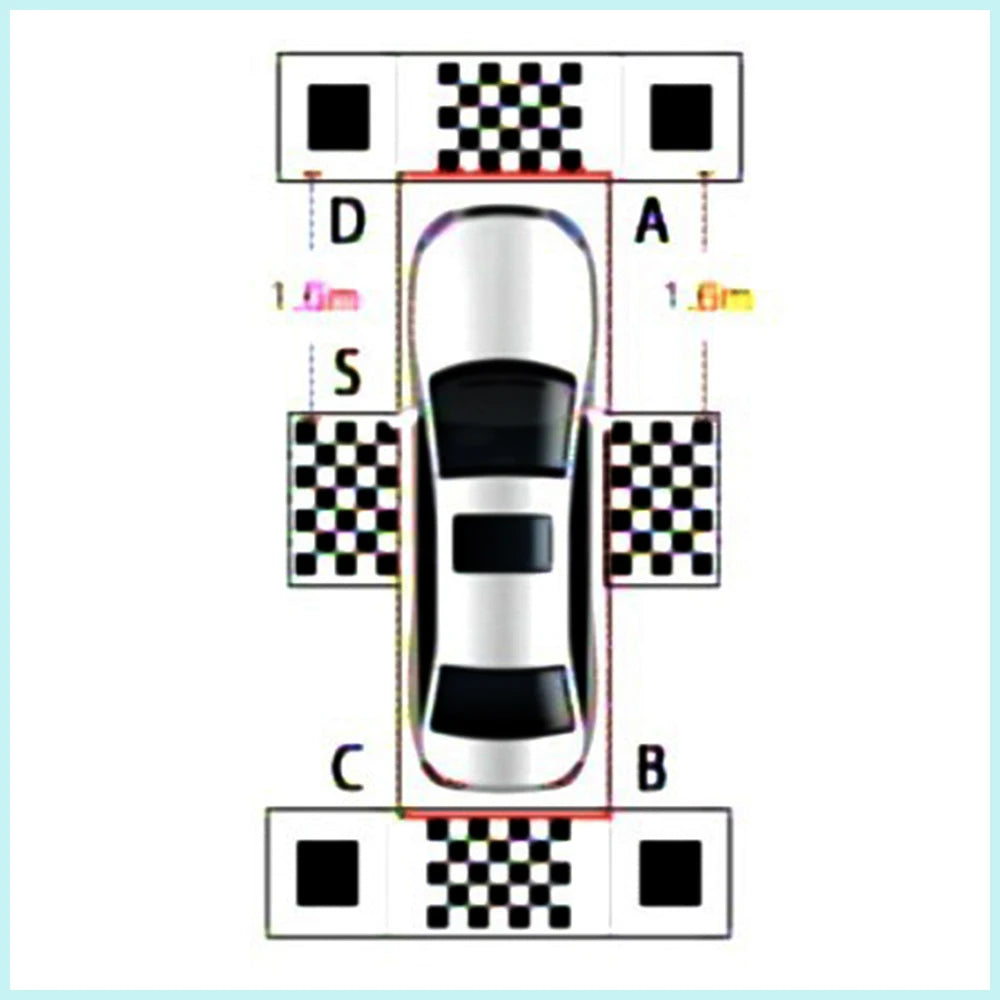 Car 360 Panoramic System Automatic Debugging Cloth Correction