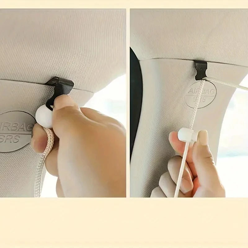 Car Privacy Partition Curtains Front Rear Anti-peeping Blackout