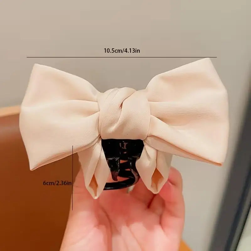 1/2pcs Women's Fashion Bow Hairpin – Elegant Grab Clip, Hair Accessory for Stylish Updos & Half-Up Zpaxo