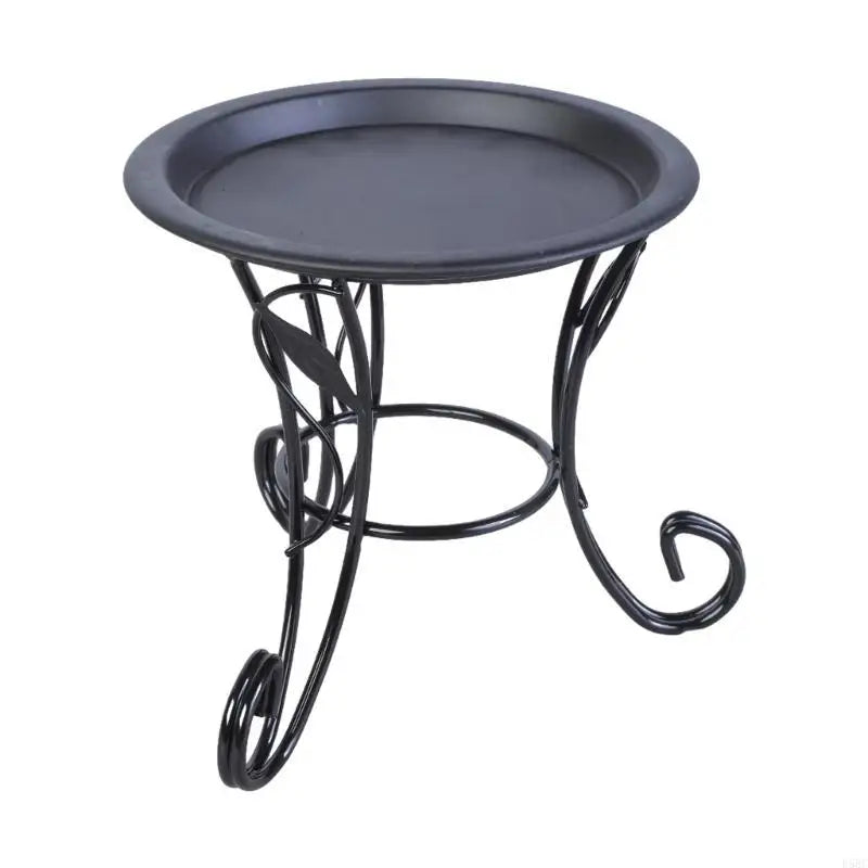 Practical Metal Flower Rack Small Plant Display Shelf Metal Flowerpot Stand Zpaxo
