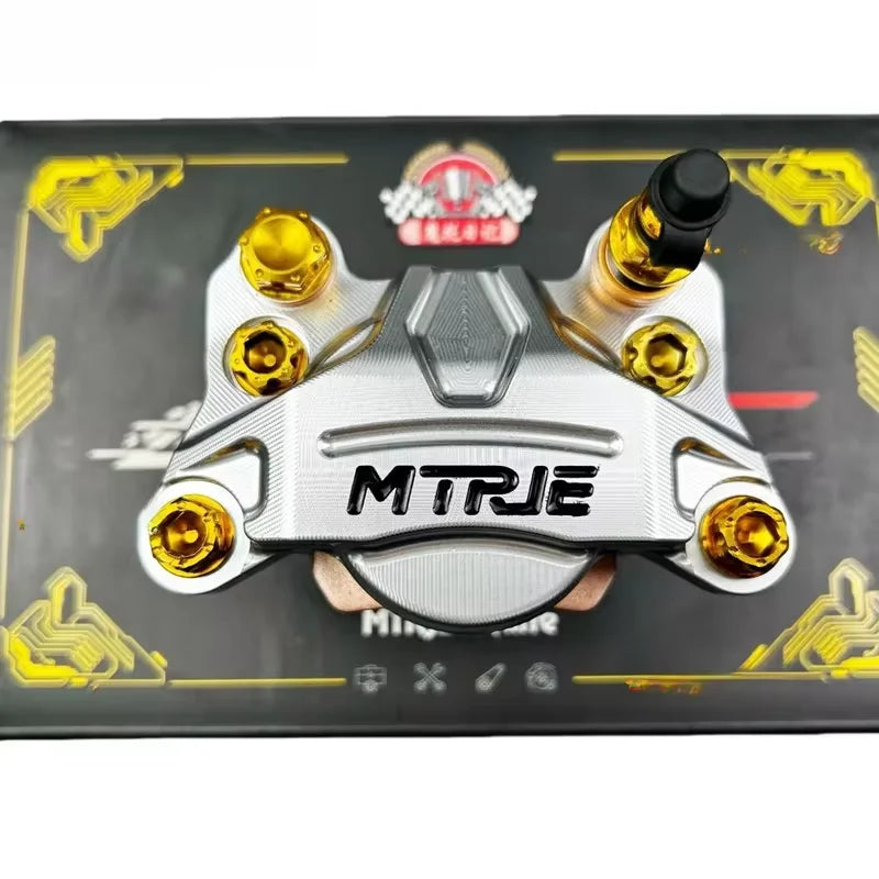 4-Piston CNC Disc Brake Caliper – Electric Motorcycle Upgrade