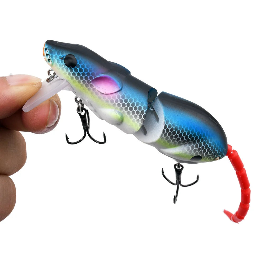 Mouse Fishing Lure 15.5cm Broken Joint Pencil Bait 15.5g