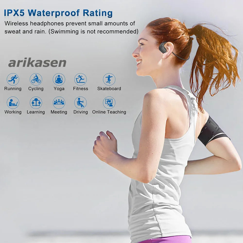 Wireless Bluetooth Headsets Microphone Detachable Mute Button Open