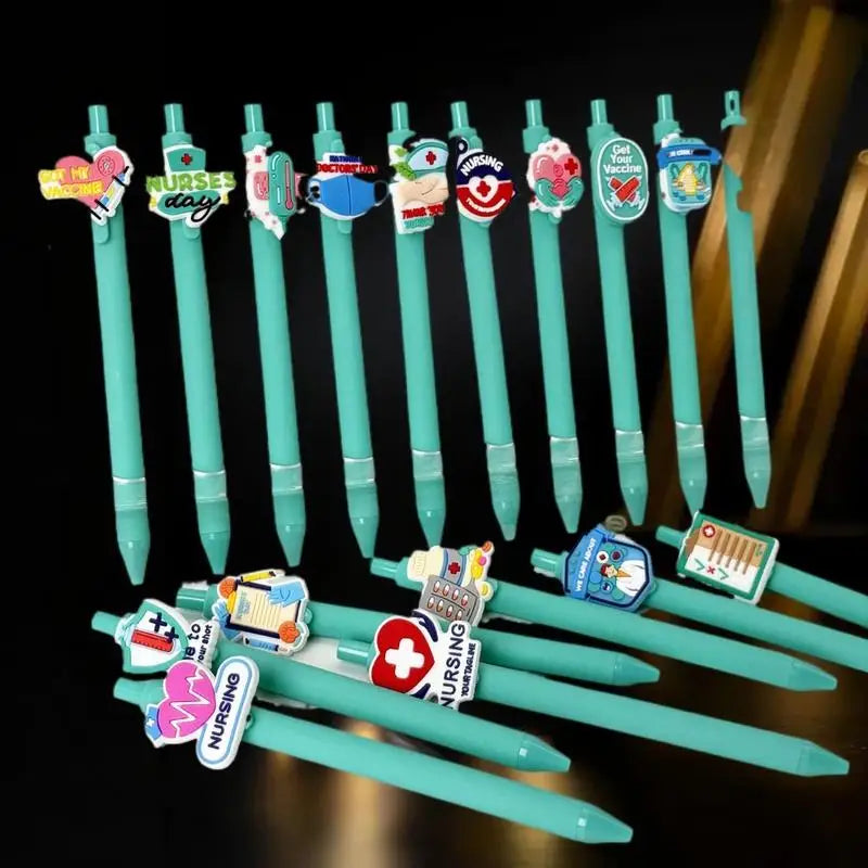 6 Retractable Gel Pens Great Medical Record Writing Ideal As Nurses Zpaxo