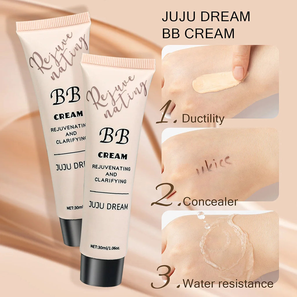 3-in-1 BB Cream -Full Coverage Concealer, Waterproof & Smooth Texture, Daily Makeup Base for Flawless Skin Zpaxo