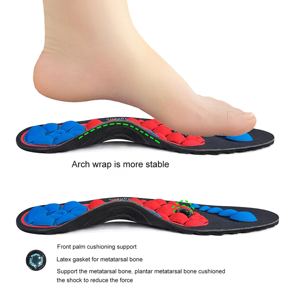 Medical Magnetic Therapy Sports Insoles Massage Foot Weight