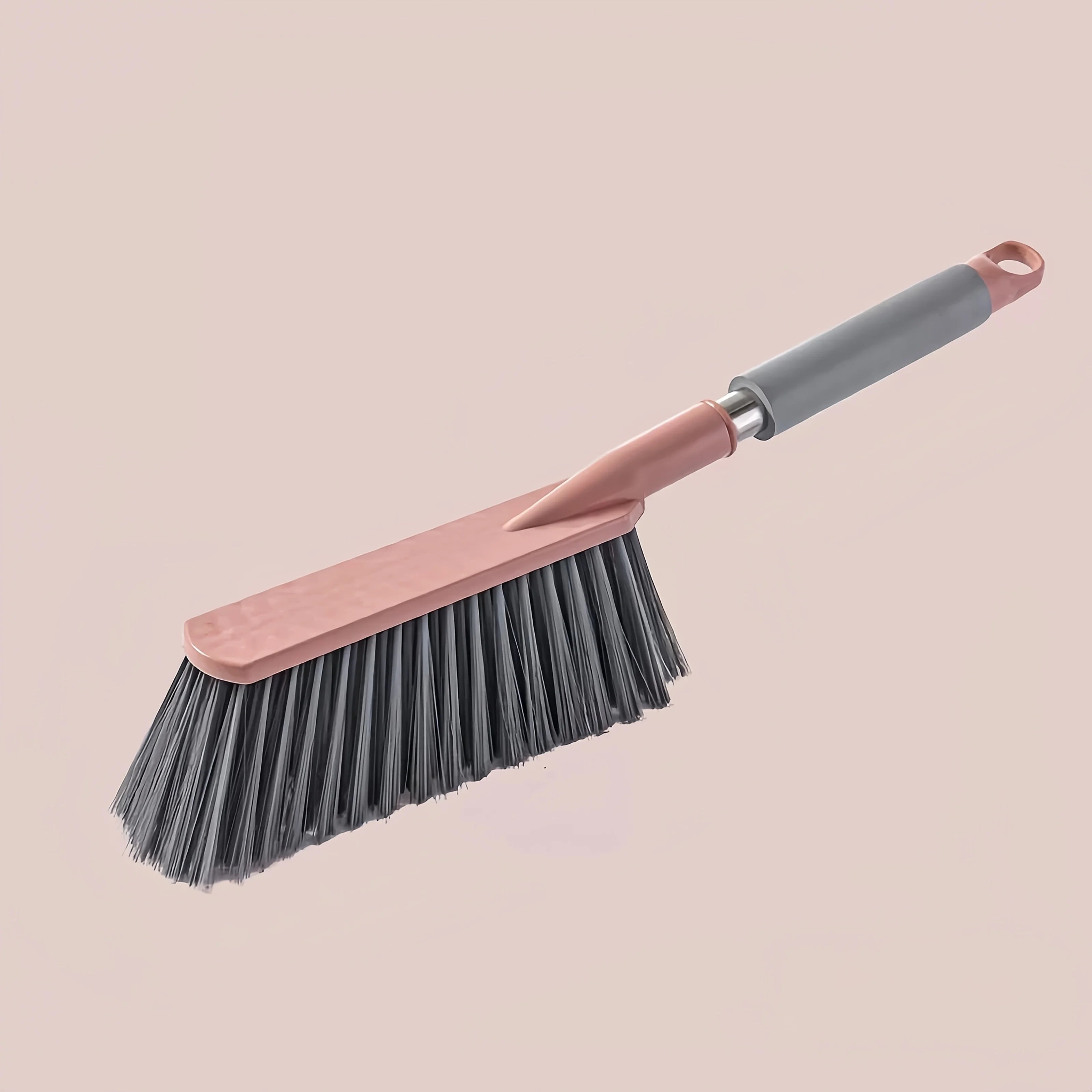 Long Handle Soft Bristle Broom – Floors, Carpets & Dust Soft Bristle Broom Zpaxo Pink