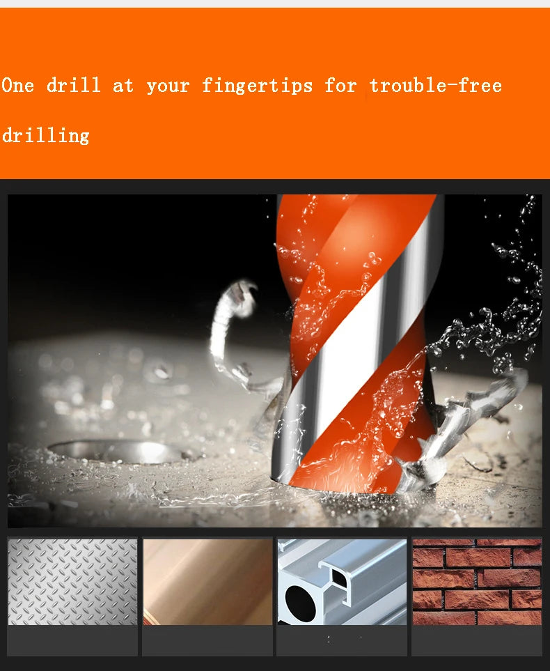 Glass Metal Tile Drill Bit 6- Multifunctional Triangle Diamond Zpaxo