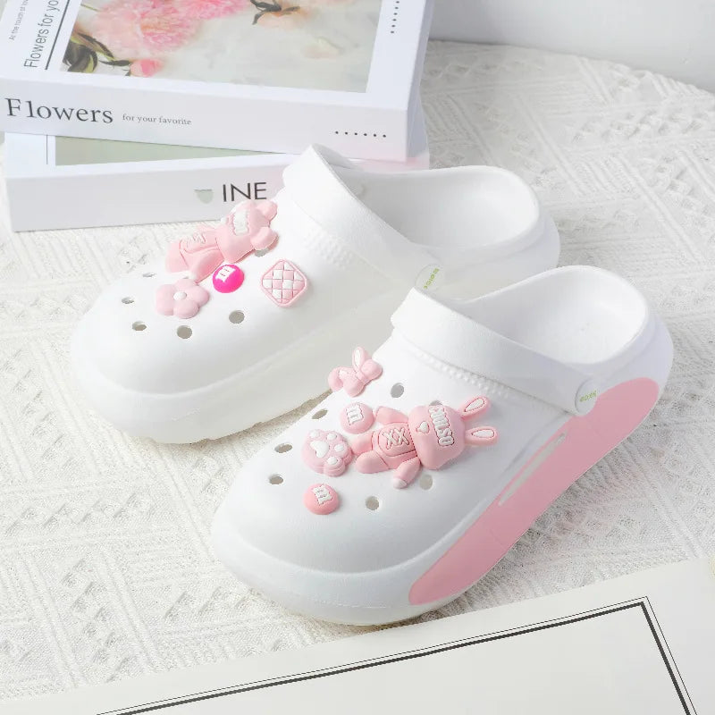 Summer Women Slippers Cartoon Women's Beach Garden Sandals Clogs EVA