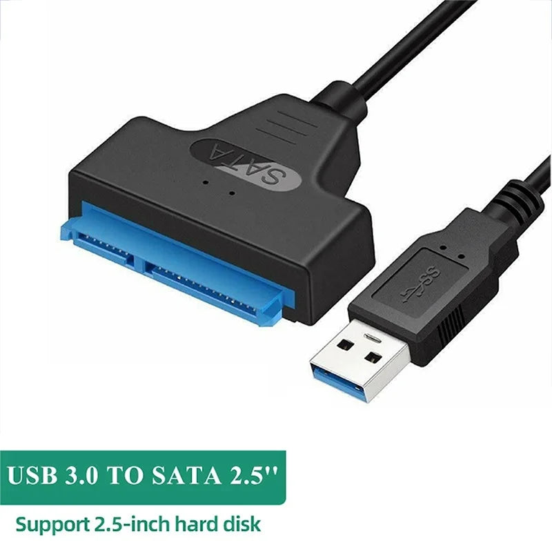 SATA To USB Cable 30cm USB 3.0 Cable Portable Disk Transfer Accessories For Laptops PC Computer Storage Fast Data Reading Backup Zpaxo