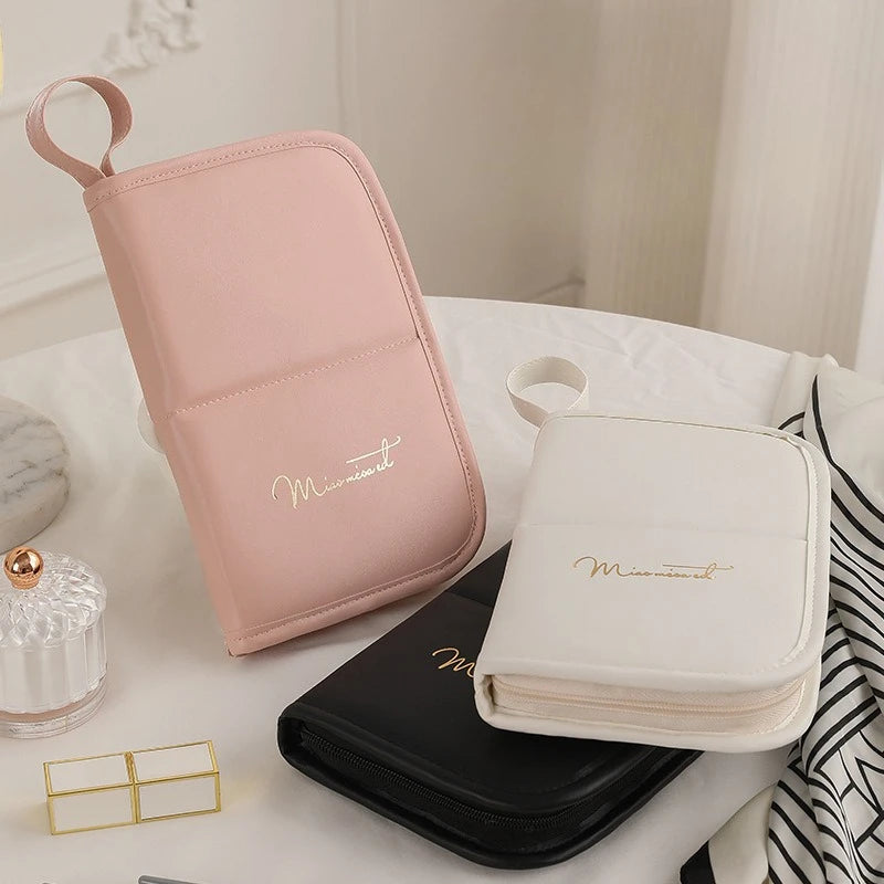 Large PU Makeup Brush Bag – Artist Tool & Pencil Case Makeup Brush Bag Zpaxo